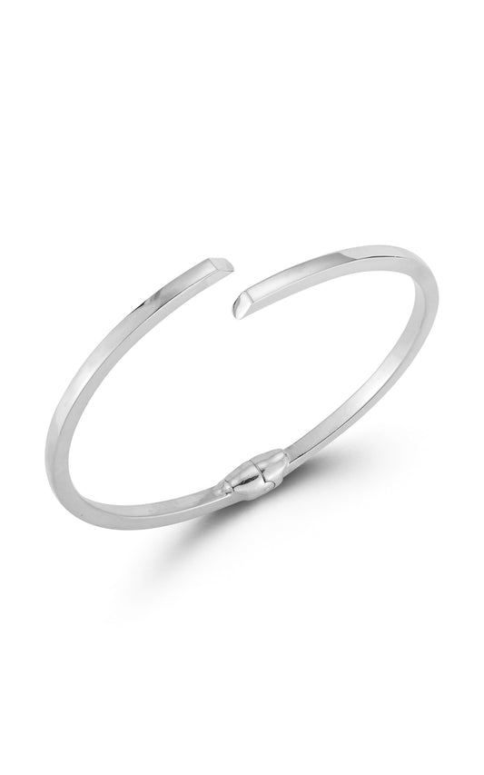 Bypass Bangle With Hinge