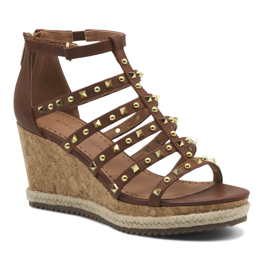 Cactus Strappy Wedge Sandals
