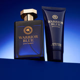 Warrior Blue Bath and Body Gift Set - Mens Home Spa Pampering Package