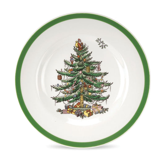 Christmas Tree Bread & Butter Plates Set of 4