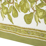 Orchard Pear Green Tablecloth Square