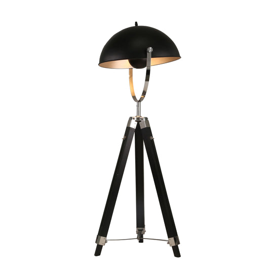 Tripod Spotlight Wood Floor lamp