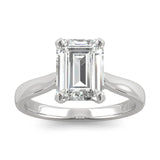 Charles & Colvard 3.55cttw Moissanite Emerald Cut Solitaire Ring