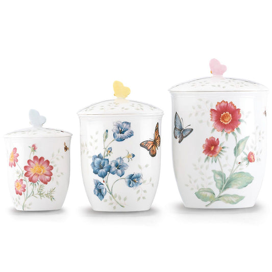 Butterfly Meadow Set of Canisters