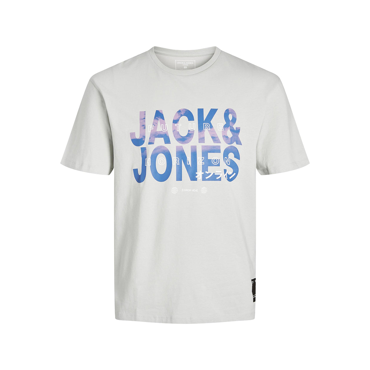 Jack & Jones Premium heavyweight T-shirt with back print in light blue Jack & Jones Premium heavyweight T-shirt with back print in light blue