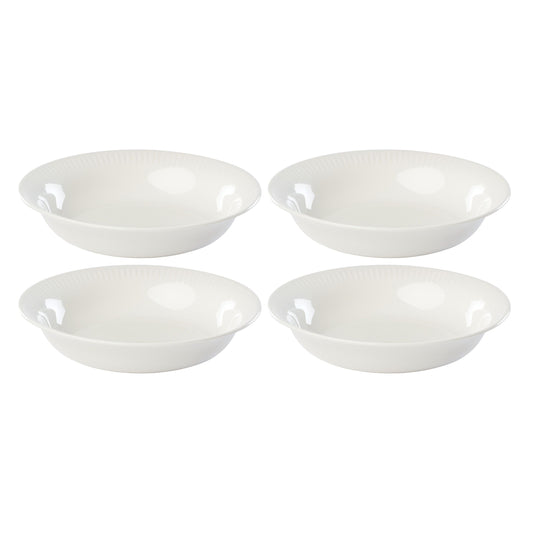 Profile White Pasta Bowls Set of 4
