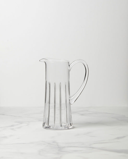 French Perle Glass Pitcher