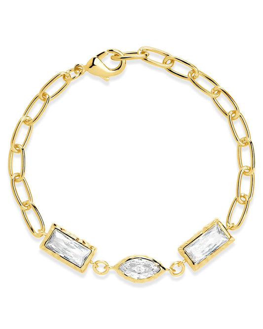 Tate CZ Chain Bracelet