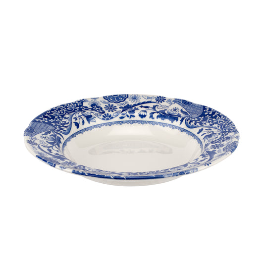 Blue Italian Brocato Soup Plate Set of 4