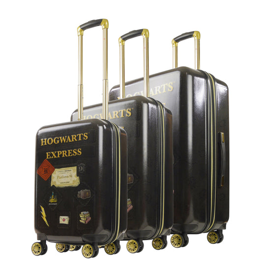 Harry Potter Hogwart Express Hardside Printed 3 Piece Luggage Set