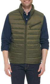 Men's Puffer Vest with Zipper Front