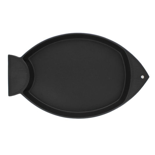 French Fish Shaped Cast Iron Griddle