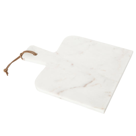 Marble Paddle Cheese Board White