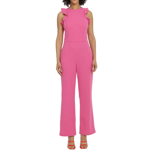 Women's Jumpsuit With Ruffle Sleeve