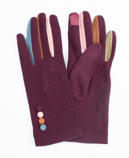 Finger Pop Color Jersey Glove