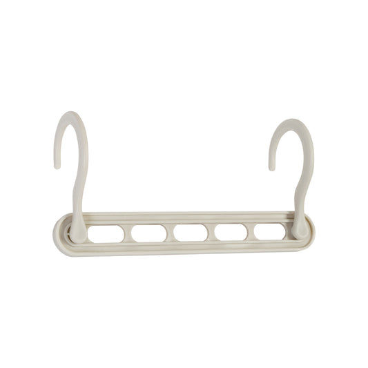 Cascading Collapsible Plastic Hangers, 20-Pack