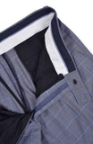 Hoxton Notch Lapel Grey Windowpane Suit