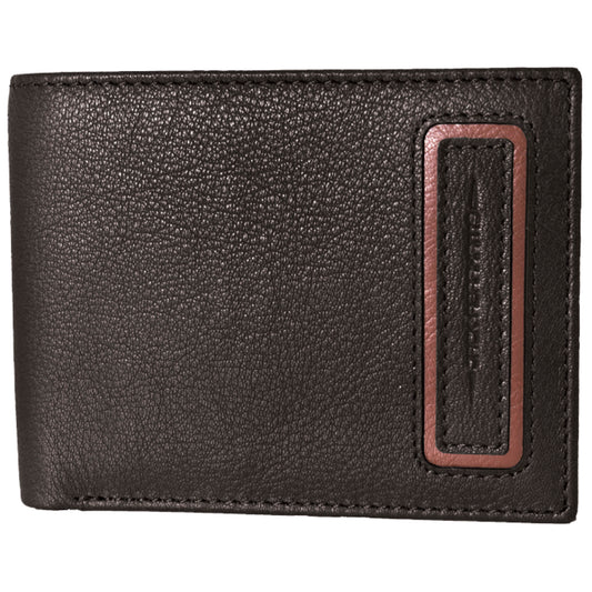 Leather Bi-fold Minimalist Rifd Wallet