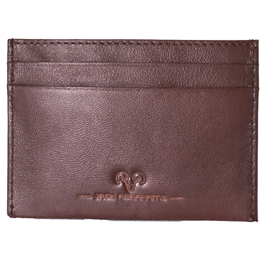 Leather Card Case Rifd Minimalist Wallet