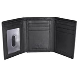 Leather Tri-fold Stylish Wallet with ID Window Pocket