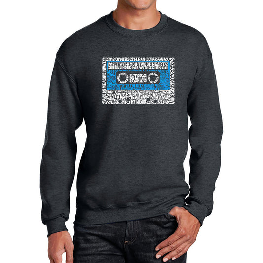 Word Art Crewneck Sweatshirt - 80s One Hit Wonders