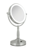 Lighted Makeup Mirror with 5X/1X Magnification & Cordless