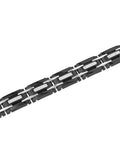 1/2Ctw Lab-Grown Diamond Stainless Steel With Black Ip Bracelet