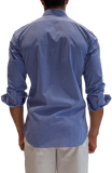 Gingham Cotton Stretch Long Sleeve Shirt