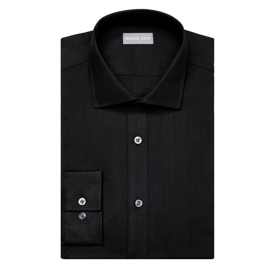 Michael Kors Slim Fit Herringbone Dress Shirt
