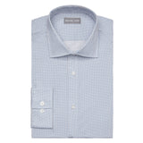 Michael Kors Slim Fit Mod Print Dress Shirt Azure