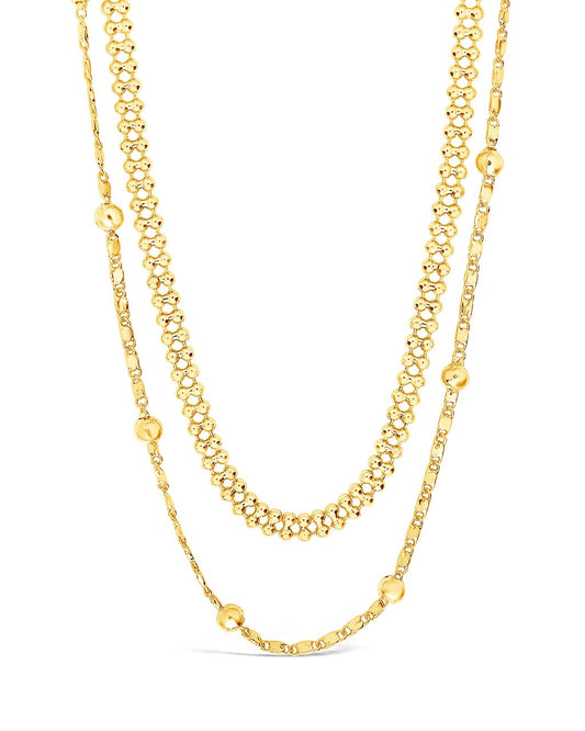 Pair of Layered Necklace Chains