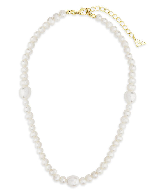 Tillie Choker with Genuine Pearls