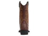 Unisex Ranch Pull On Western Cowboy Fashion Comfort Boot Black