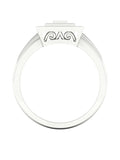 1/10ct TDW Diamond Double Halo Ring