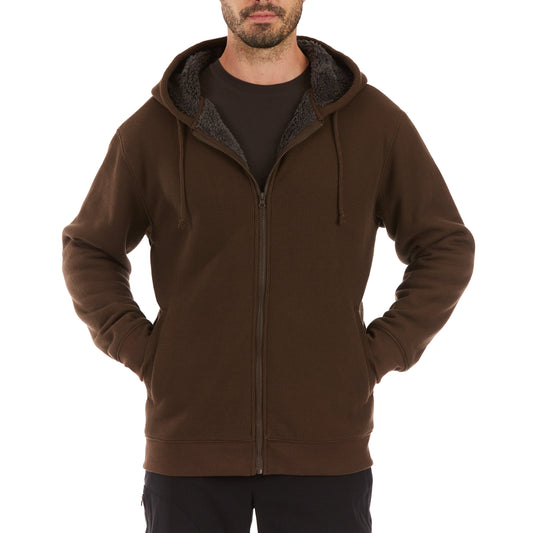 Hooded Sherpa-Lined Thermal Jacket