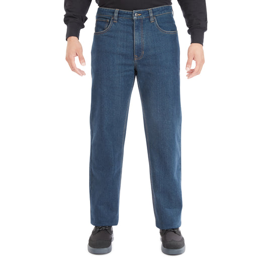 Camo Fleece-Lined 5-Pocket Jean