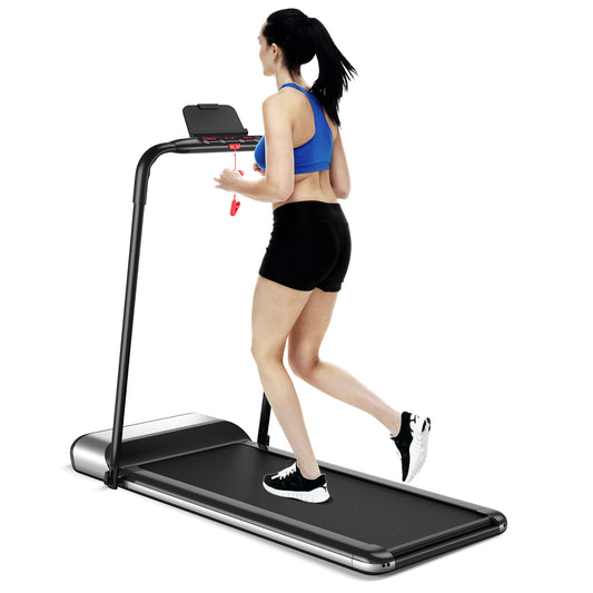 Installation-Free Ultra-Thin Folding Treadmill Exercise Fitness Machine with 5-Layer