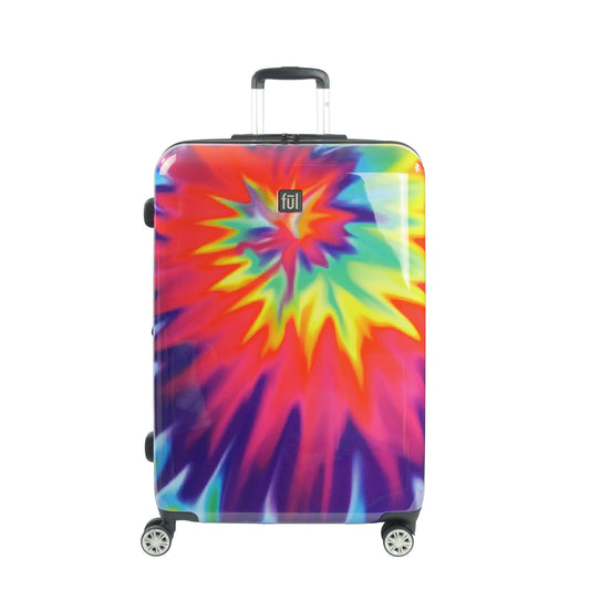 Tie-dye Swirl 28" Expandable Spinner Rolling Luggage
