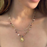 Wildflower Charm Layered Necklace