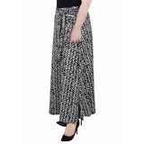 Plus Size Sash Waist Maxi Skirt