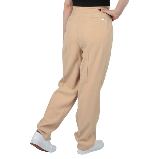Fly Dront High Rise Pleated Pant
