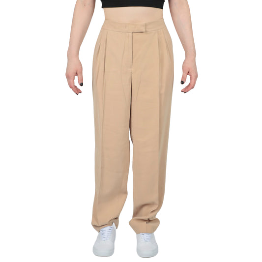 Fly Dront High Rise Pleated Pant