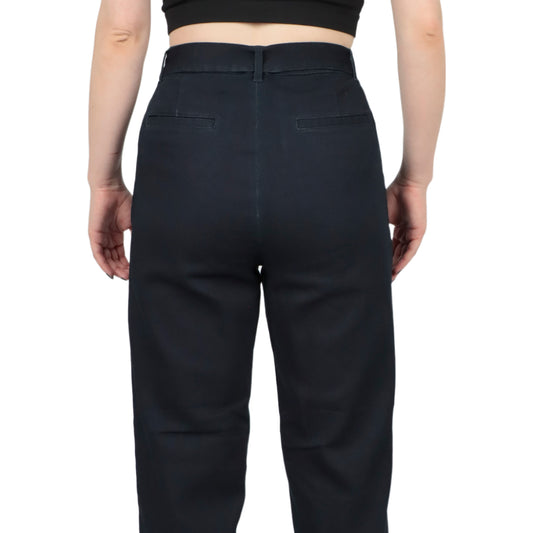 High Rise Tie Front Trouser Jean