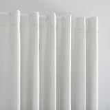 Evelina Faux Dupioni Silk Thermal Extreme 100% Blackout Back Tab Curtain Panel
