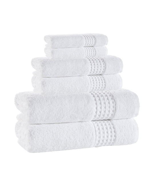 Ela Turkish Cotton 6 Piece Towel Set