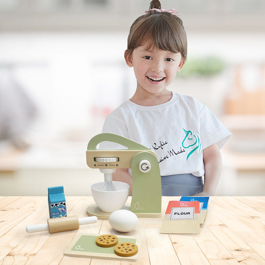 Teamson Kids - Little Chef Frankfurt Wooden Mixer Play Kitchen Accessories