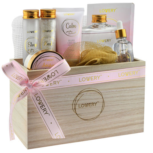 Milky Coconut Scent - Bath Pillow, Wooden Crate And More