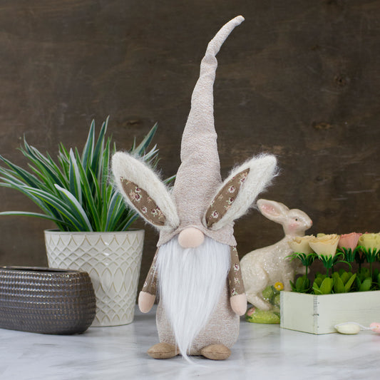 Standing Easter & Spring Gnome with Bunny Ears, 20"