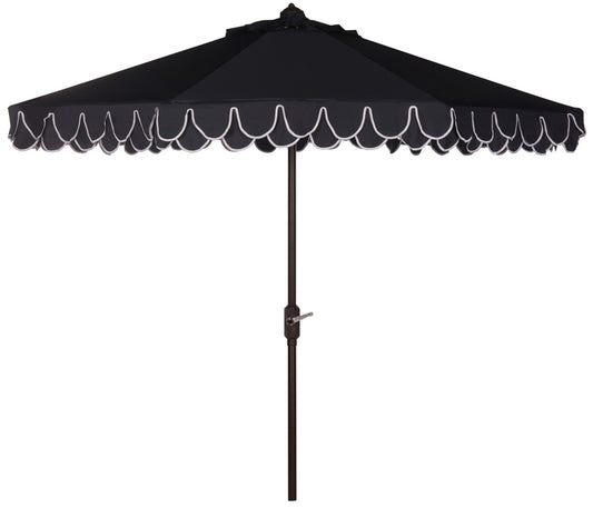 Elegant Valance 11 Ft Round Umbrella