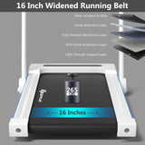 2.25 Horsepower 3-in-1 Folding Treadmill with Table Speaker Remote Home Office